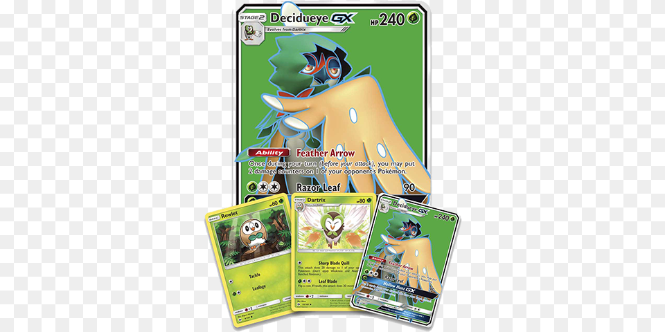 Pokemon Tcg Online Codes For Decidueye Gx Automatic Carte Pokemon Gx Foularte, Advertisement, Book, Comics, Poster Free Transparent Png