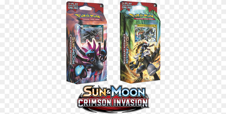 Pokemon Tcg Sun Amp Moon Crimson Invasion Theme, Book, Comics, Publication, Batman Free Transparent Png