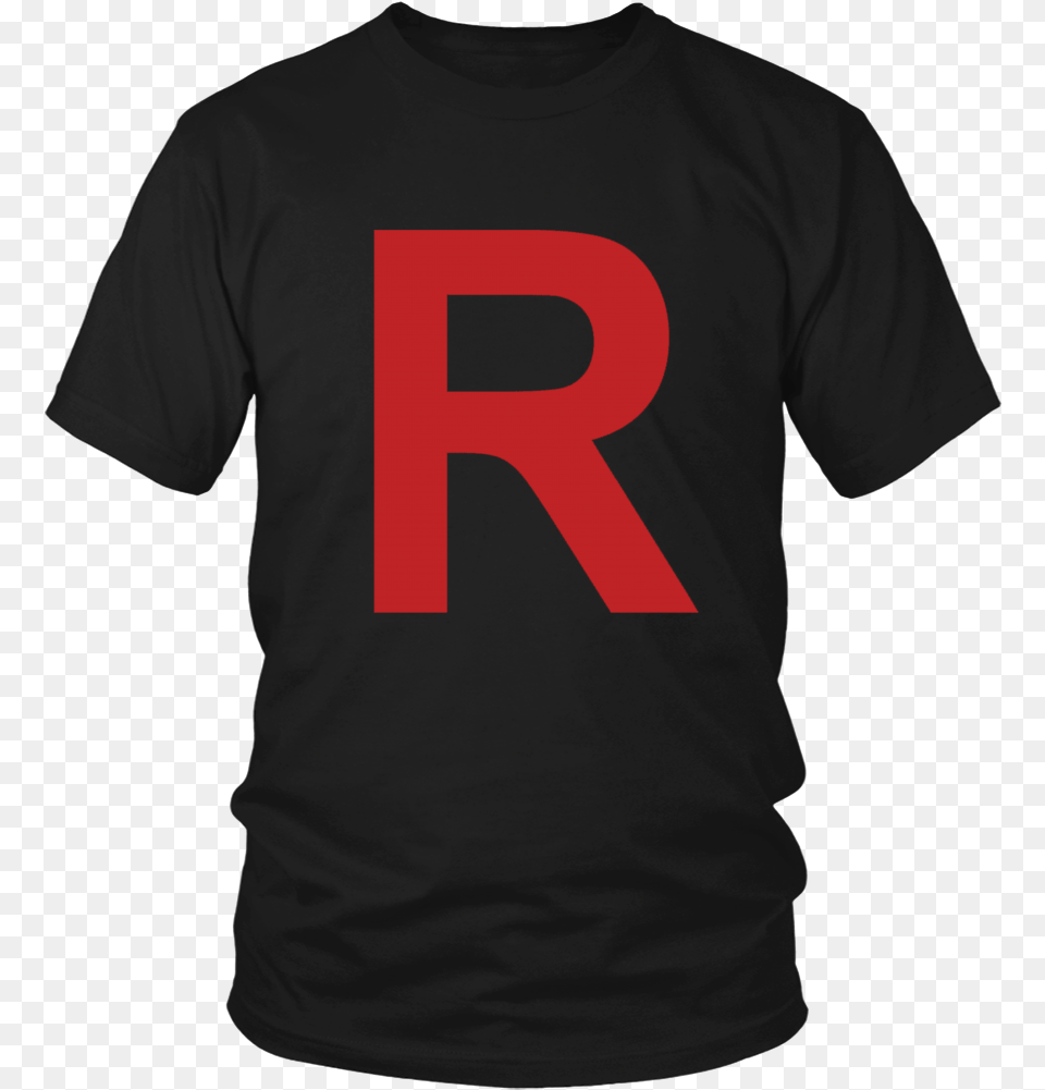 Pokemon Team Rocket R Larry Bernandez T Shirt, Clothing, T-shirt Png Image