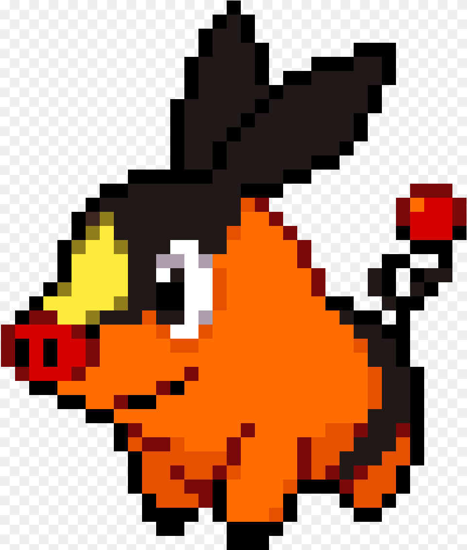 Pokemon Tepig Pixel Art, Animal, Beak, Bird Png