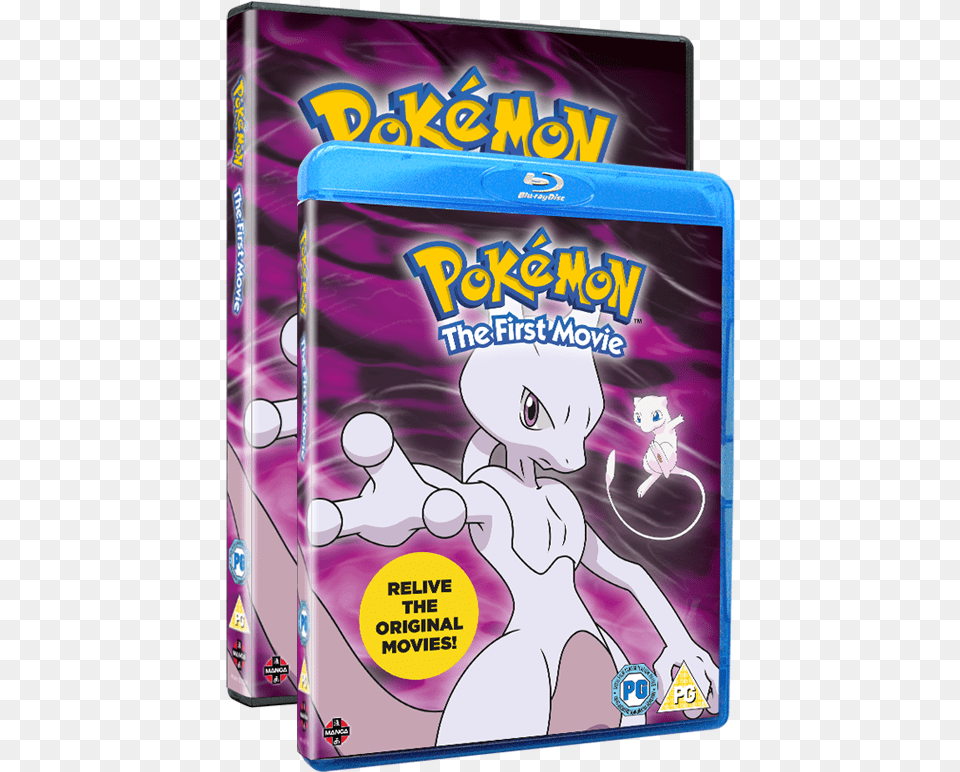 Pokemon The First Movie Blu Ray, Book, Publication, Person, Comics Png Image