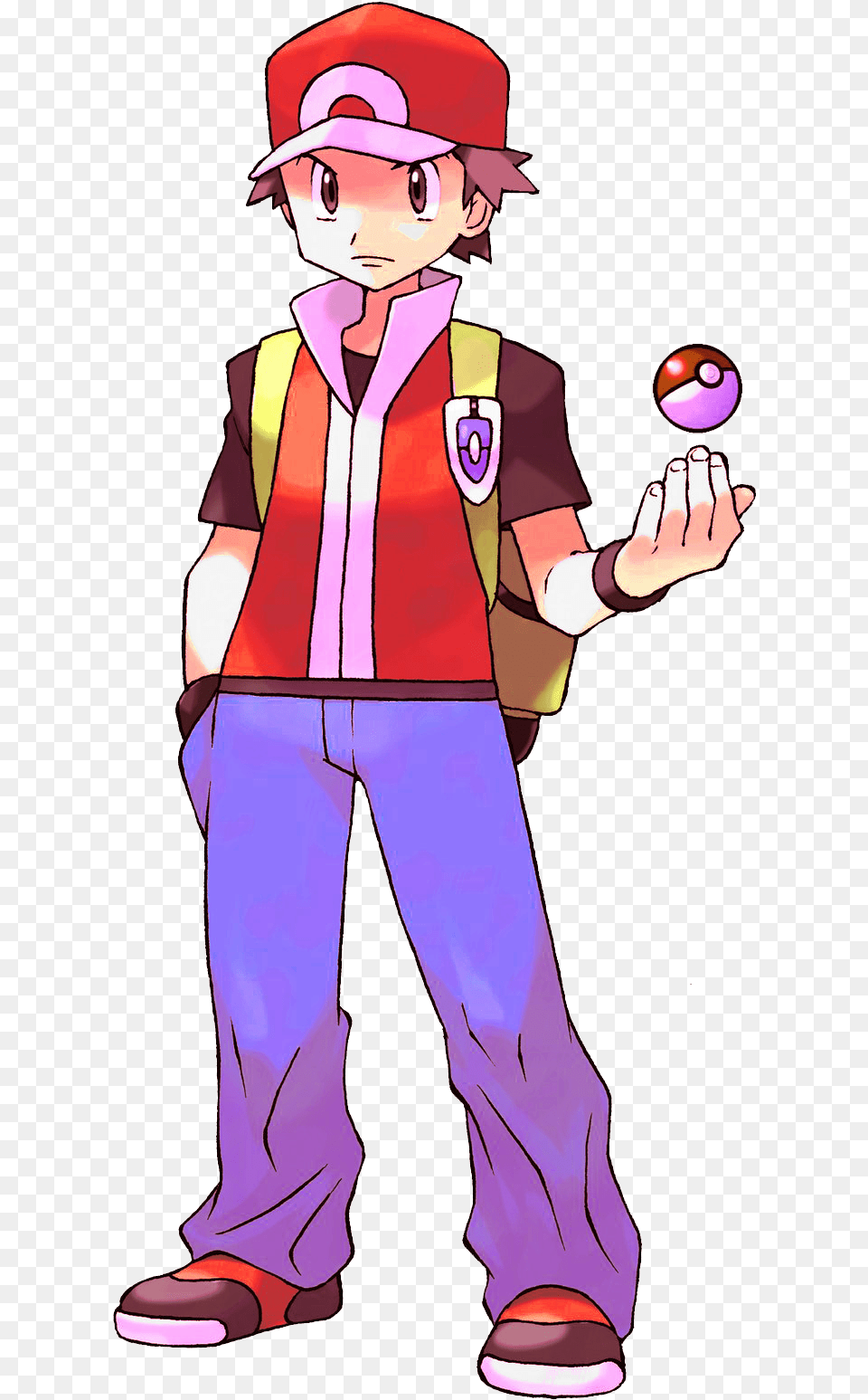 Pokemon Trainer 1 Image Pokemon Trainer Red, Person, Face, Head Free Png Download