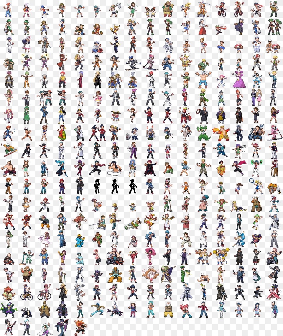 Pokemon Trainer Classes Gen, Person, Vehicle, Motorcycle, Transportation Png Image