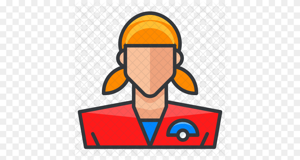 Pokemon Trainer Icon Of Colored Outline Clip Art, Person, People, Baseball Cap, Cap Png Image