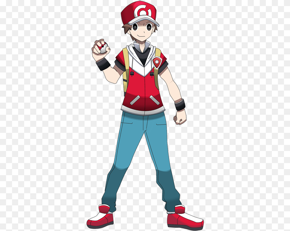 Pokemon Trainer Pokemon Trainer Red Clothes, People, Person, Clothing, Costume Png