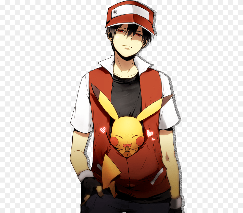 Pokemon Trainer Red 7 Pokemon Trainer Red, Publication, Book, Comics, Person Png Image