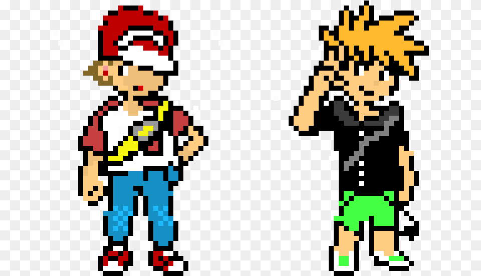 Pokemon Trainer Red And Blue, Qr Code Free Transparent Png