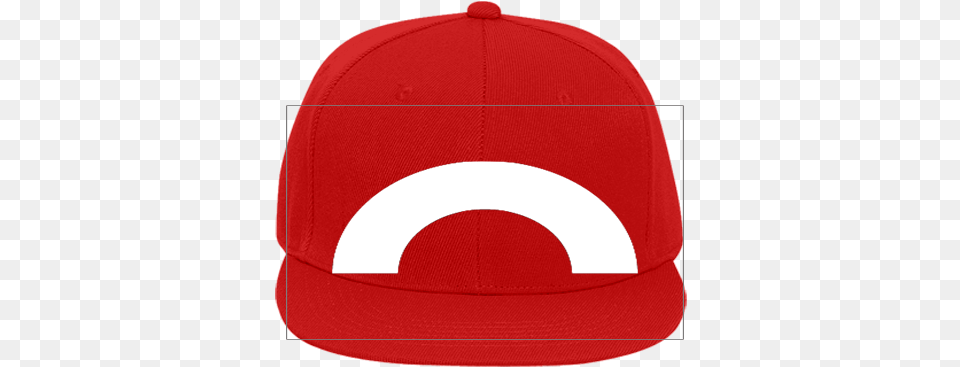 Pokemon Trainer Red Hat Flat Bill Fitted Hats Pokemon Trainer Red Hat, Baseball Cap, Cap, Clothing, Hardhat Free Transparent Png