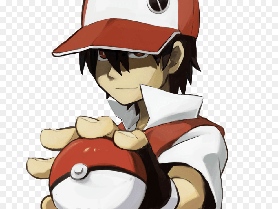 Pokemon Trainer Red Render By Oxeyclean D4xlibs 1 Pokemon Trainer Red, Person, Face, Head, People Free Png