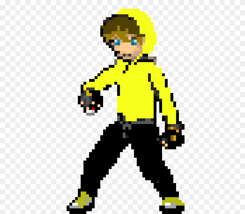 Pokemon Trainer Sprite, Clothing, Coat, Person Png