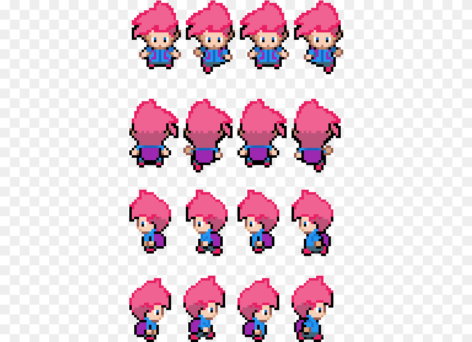 Pokemon Trainer Sprite Sheet, Person Free Transparent Png