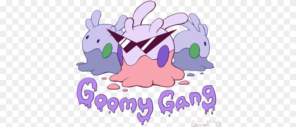 Pokemon Transparent Xy Sunnieart Goomy Shiny Goomy Shiny Goomy, Purple, Art, Graphics, Cartoon Png Image