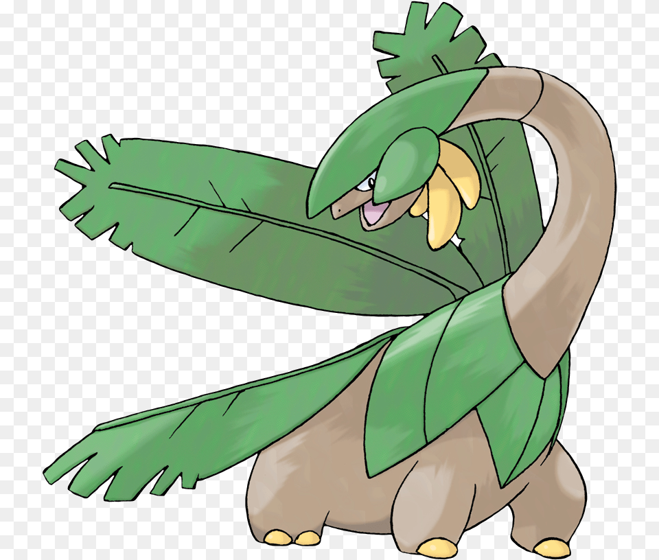 Pokemon Tropius, Animal, Dinosaur, Reptile Free Transparent Png