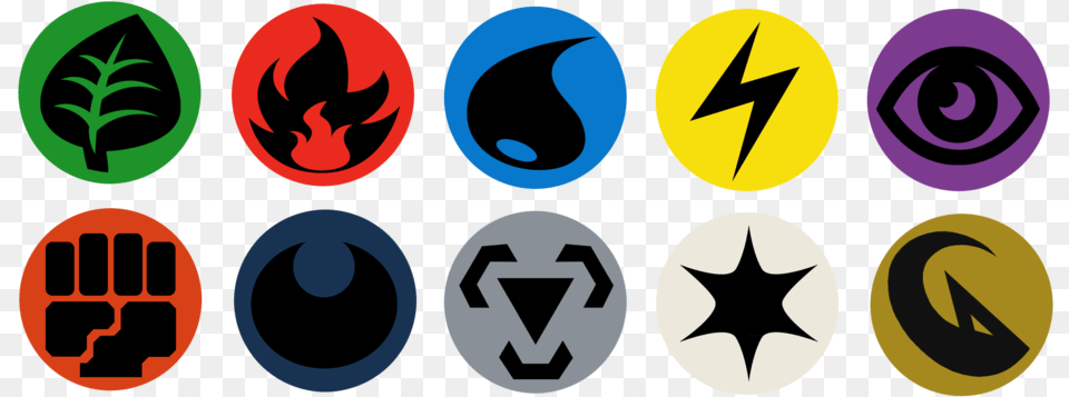 Pokemon Type Symbols, Logo, Symbol Free Transparent Png
