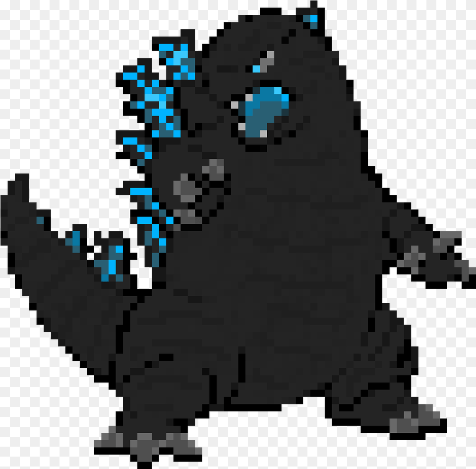 Pokemon Tyranitar 2019 Godzilla Pixel Art, Electronics, Hardware, Person, Animal Free Transparent Png