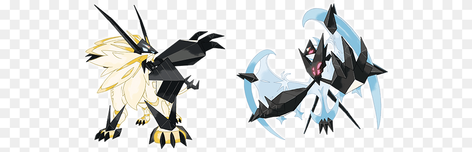 Pokemon Ultra Sun And Moon 3 Lunala Y Solgaleo Necrozma, Electronics, Hardware, Art Png