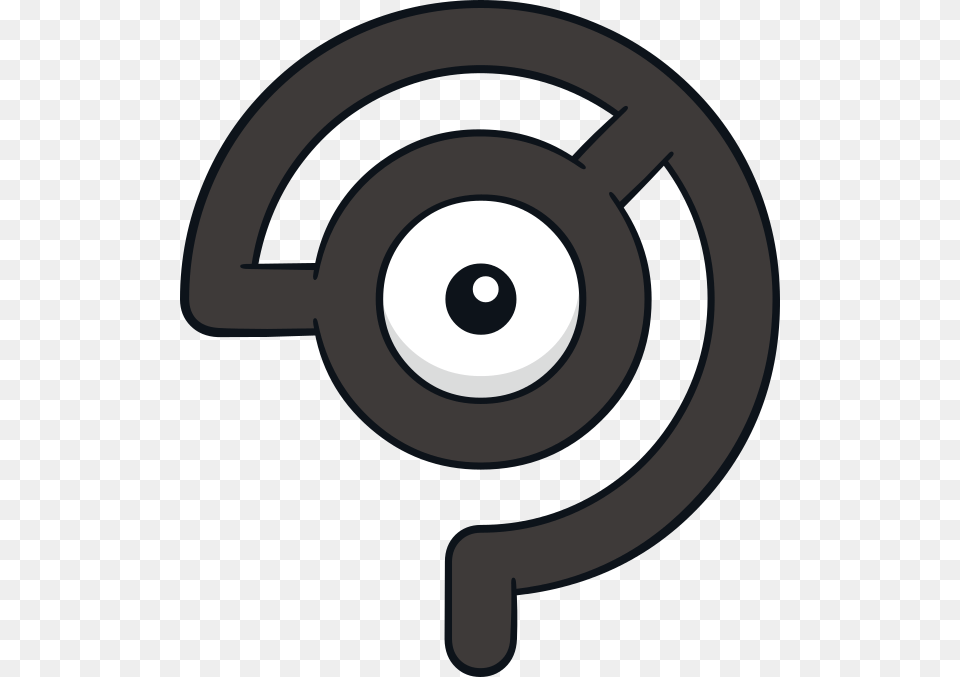 Pokemon Unown C Is A Fictional Character Of Humans Pokemon Unown Letter C, Disk, Text, Symbol Free Transparent Png