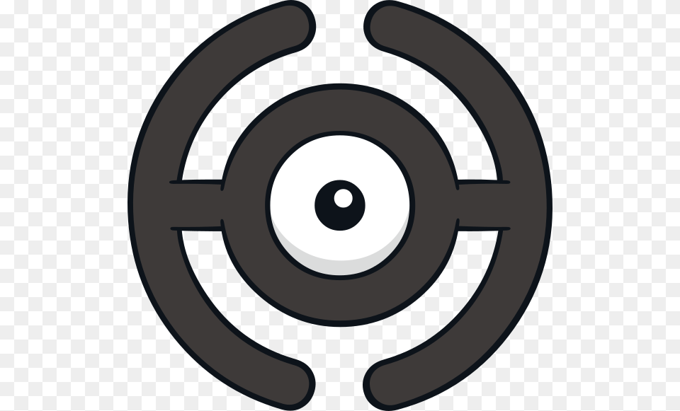 Pokemon Unown H Is A Fictional Character Of Humans Pokemon Unknown Letter H, Disk Png Image