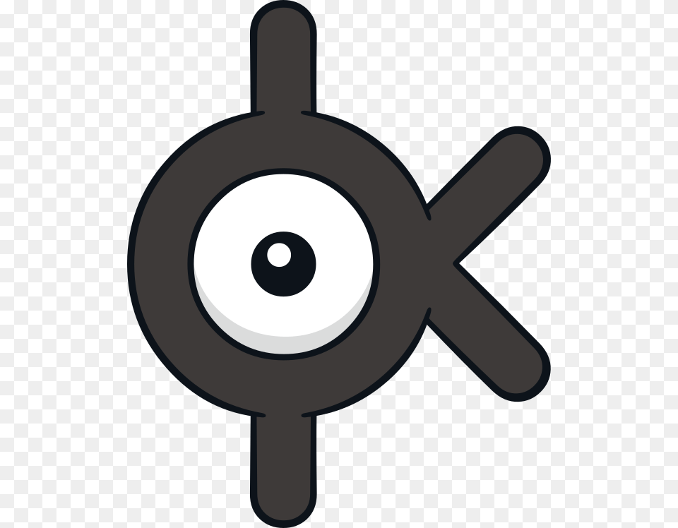 Pokemon Unown K, Disk Free Transparent Png