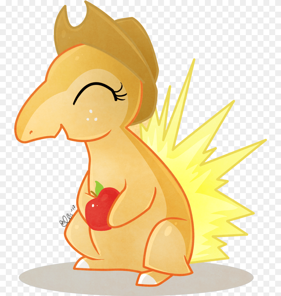 Pokemon Vector Cyndaquil My Little Pony Epul Dzek Full Mlp Future Applejack, Baby, Person Free Png