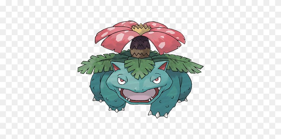 Pokemon Venusaur Transparent Pokmon Firered And Leafgreen, Baby, Person, Book, Comics Png Image