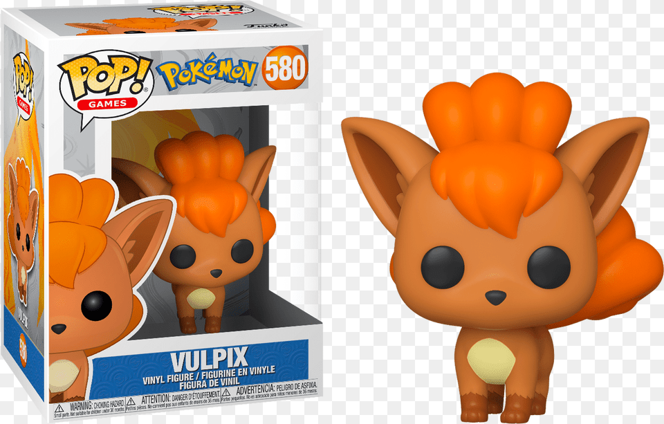 Pokemon Vulpix Funko Pop, Plush, Toy Free Transparent Png