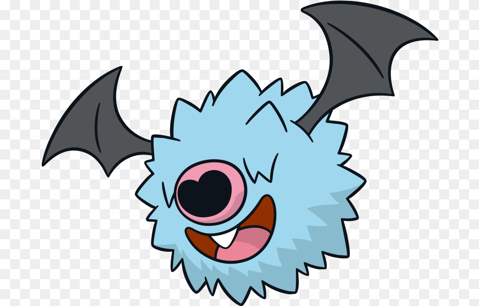 Pokemon Woobat Evolution, Logo, Animal, Fish, Sea Life Free Png