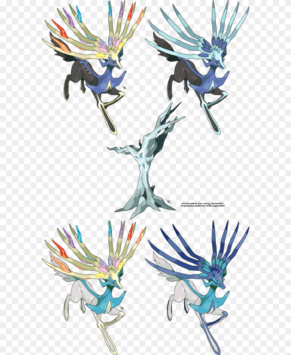 Pokemon Xerneas Transparent Xerneas Shiny, Book, Comics, Publication, Person Free Png Download