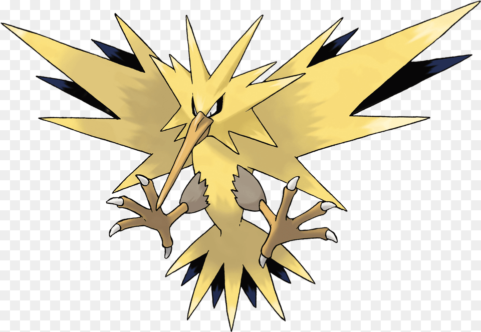 Pokemon Zapdos, Aircraft, Airplane, Transportation, Vehicle Free Png