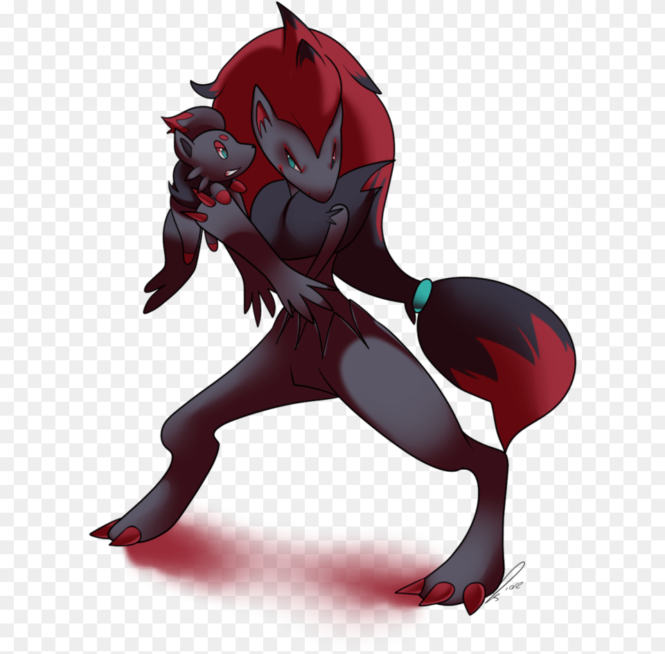 Pokemon Zoroark Furry Art Pokemon Meema The Zoroark, Book, Comics, Publication, Animal Png