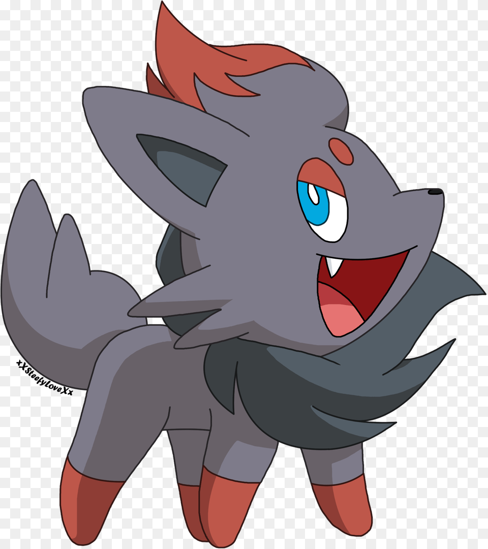 Pokemon Zorua, Animal, Fish, Sea Life, Shark Free Png Download