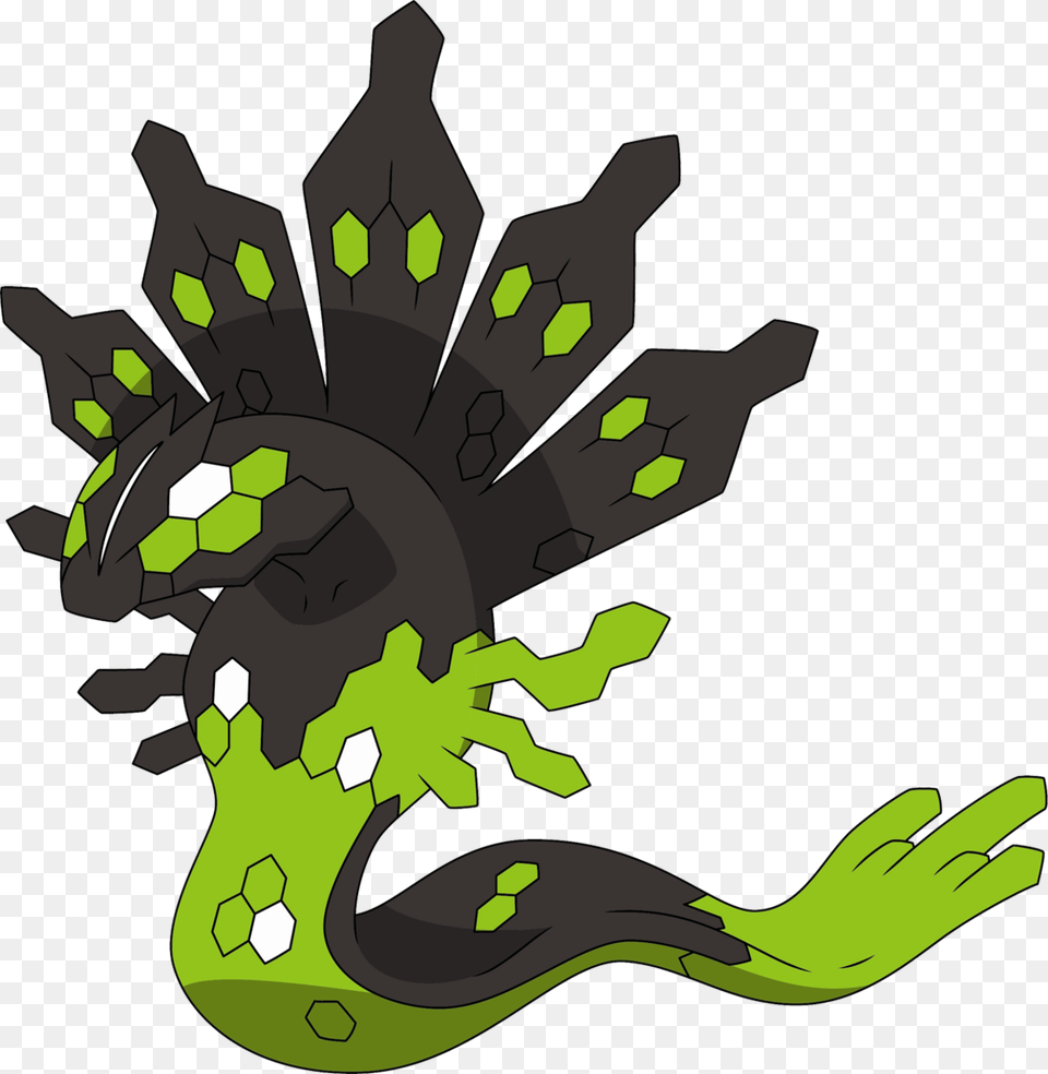 Pokemon Zygarde, Art, Graphics, Green Free Png Download