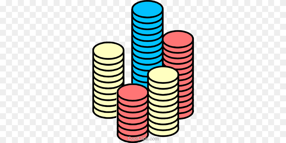 Poker Chips Royalty Vector Clip Art Illustration, Can, Tin Png Image