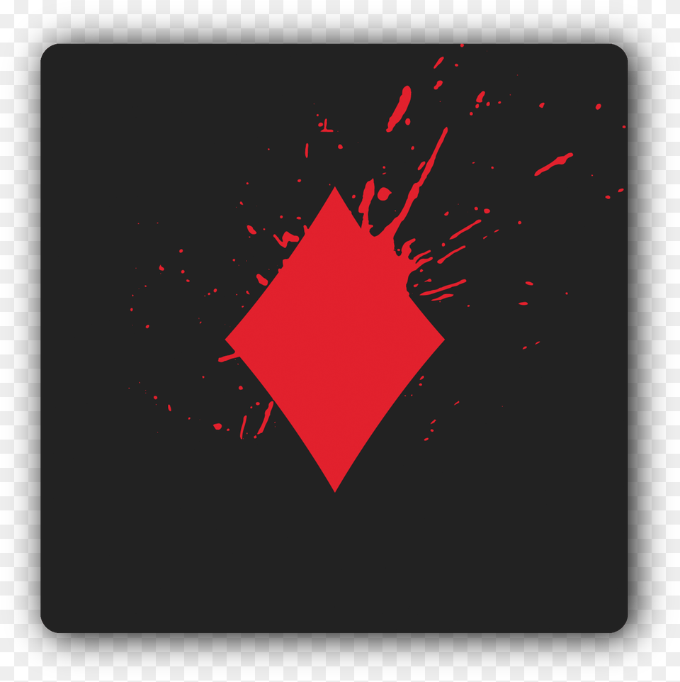 Poker Diamond Icon Splash Diwali Coasters Graphic Design, Logo, Symbol Free Png