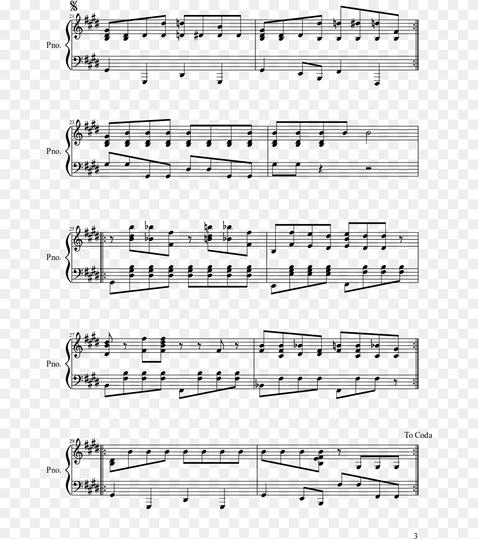 Poker Face Sheet Music Composed By Lady Gaga 3 Of 5 Open The Eyes Of My Heart Lord Noten, Gray Png Image