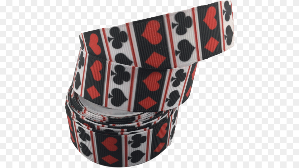 Poker Grosgrain Ribbon 78 White Ribbon Gambling Ribbon Solid, Accessories, Formal Wear, Belt, Tie Png Image