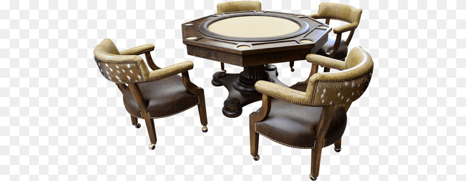 Poker Table, Chair, Furniture, Dining Table Png