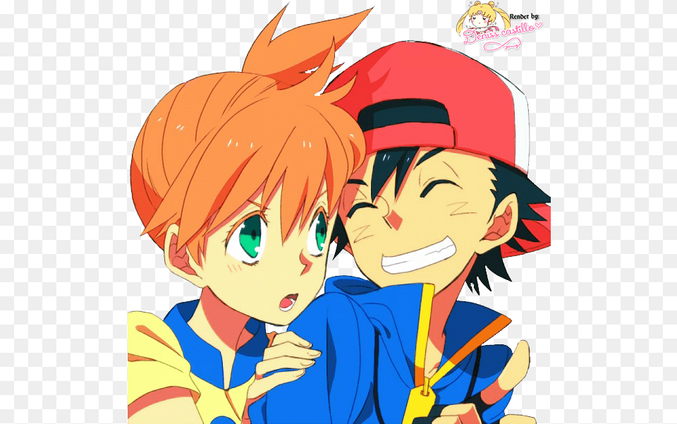 Pokeshipping Wattpad Pokemon Ash And Misty Fan Art, Book, Comics, Publication, Baby Png Image