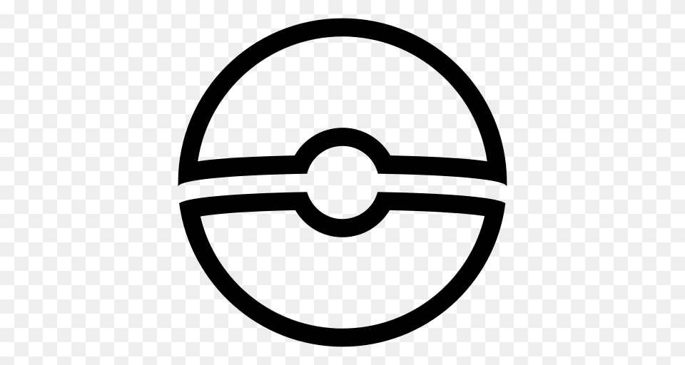 Pokestop Pokemon Go Pokemongo Game Pokeball Pokemon Icon, Gray Png Image