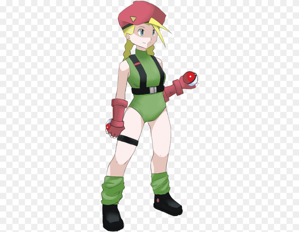 Poketrainer Cammy By Benalki Cartoon, Person, Clothing, Costume, Baby Free Transparent Png