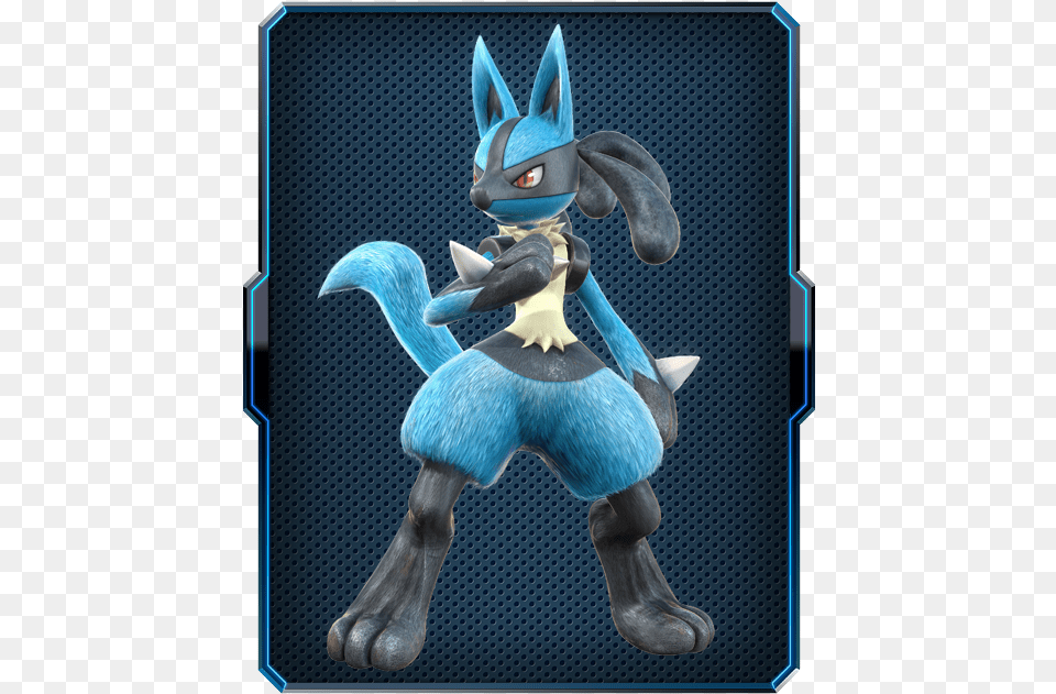 Pokken Tournament Dx Lucario, Figurine, Animal, Cat, Mammal Free Png