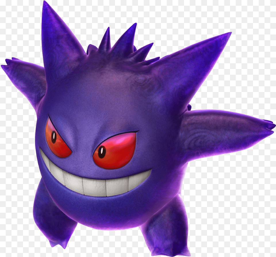 Pokken Tournament Gengar, Purple, Plush, Toy, Animal Free Png Download