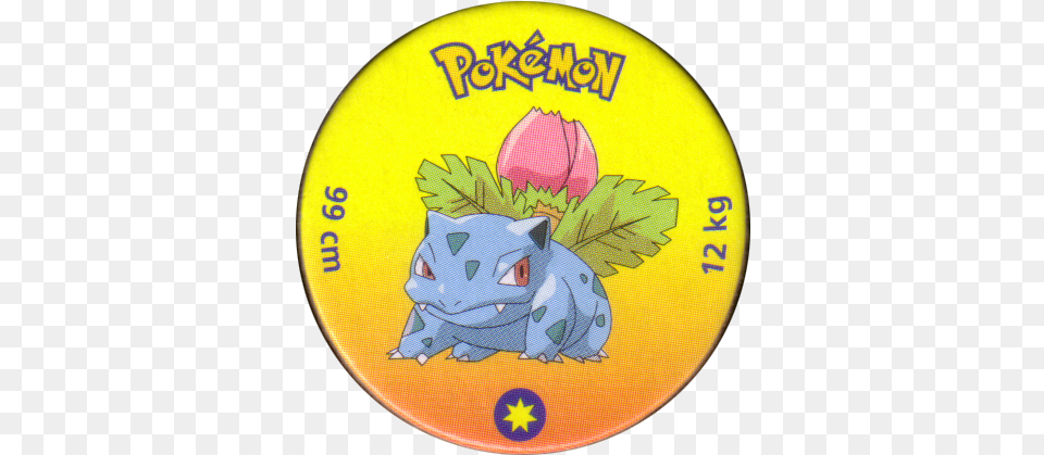 Pokmon 02 Ivysaur Pokemon, Badge, Logo, Symbol, Disk Png