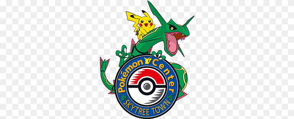 Pokmon Center Skytree Logo In 2020 Pokemon Center, Emblem, Symbol, Dynamite, Weapon Free Png