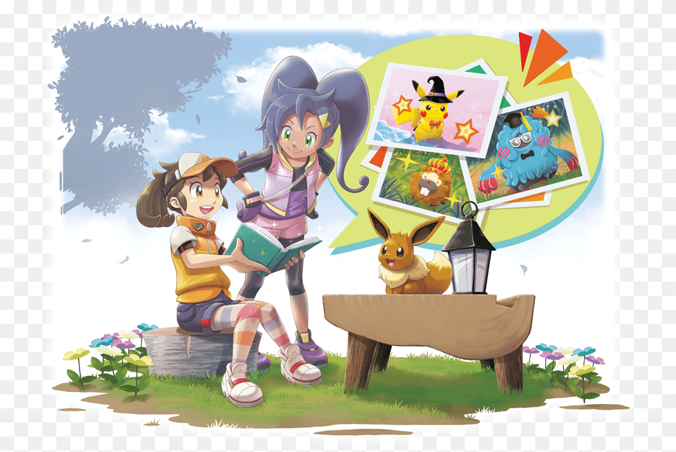 Pokmon Legends Arceus Takes Place In The Sinnoh Region Rita Pokemon Snap, Reading, Book, Comics, Publication Free Transparent Png