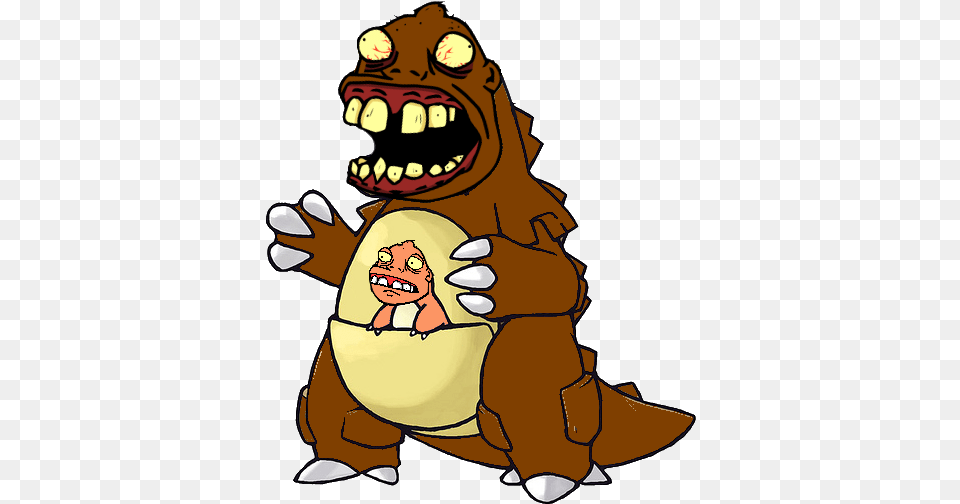 Pokmon Mystery Dungeon Kangaskhan Pokemon, Baby, Person, Cartoon, Face Free Png Download