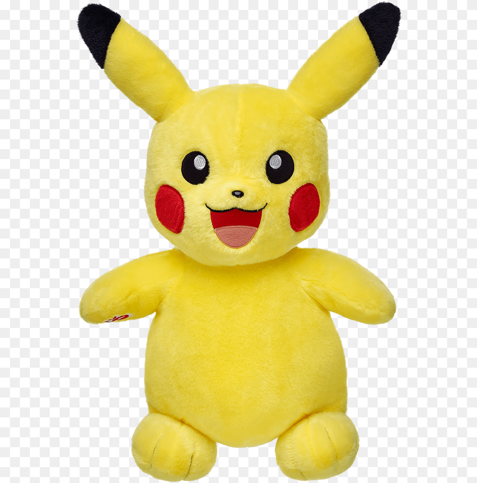 Pokmon Pikachu Pikachu Teddy Build A Bear, Plush, Toy Free Png Download