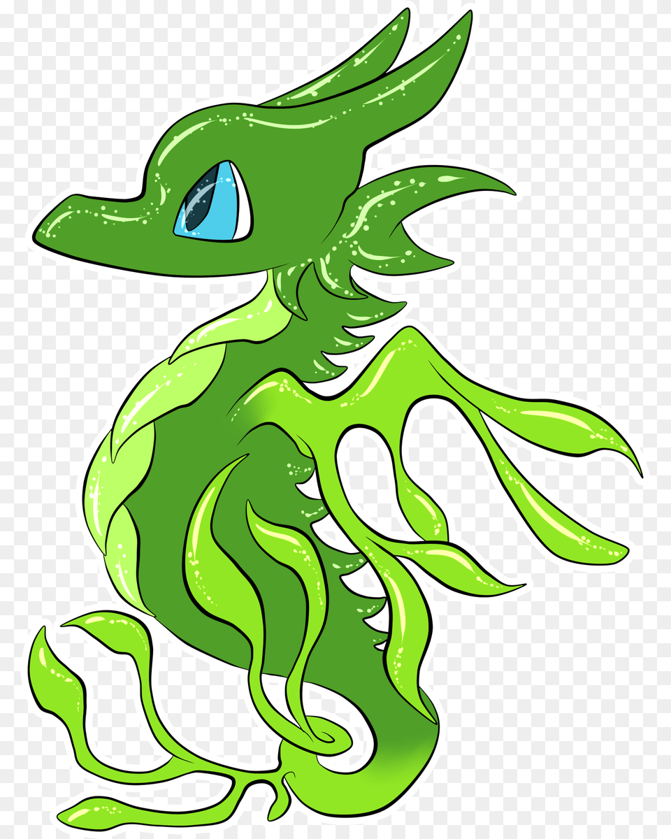 Pokmon Sardonyx On Twitter Leafy Sea Dragon Cartoon, Green, Animal, Fish, Sea Life Png Image