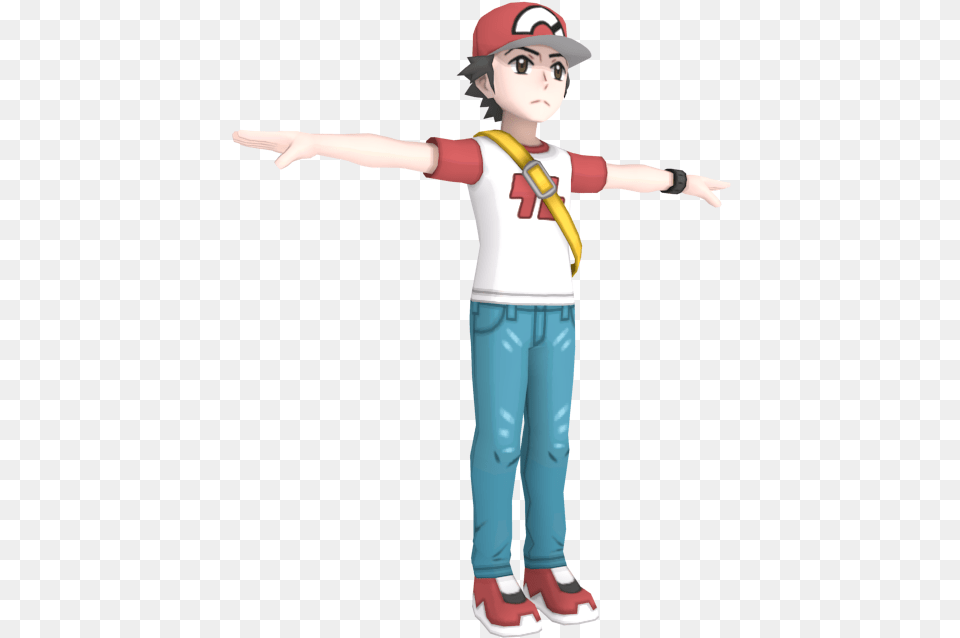 Pokmon Sun Moon Red The Models Resource Cartoon, Person, People, Clothing, Hat Free Png Download