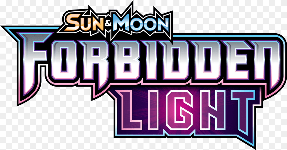 Pokmon Tcg Sun Moon Sun And Moon Forbidden Light Pokemon Sign, Purple Png Image